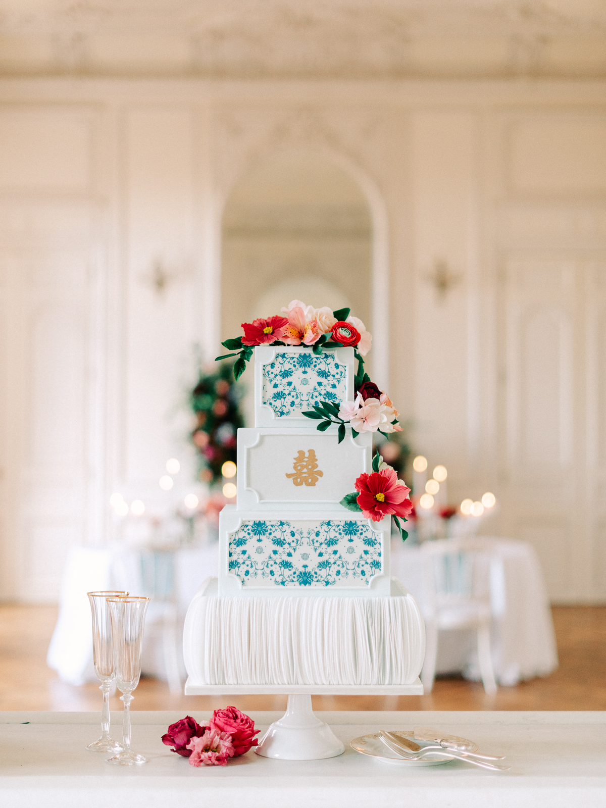 chinese style wedding cake inspiration