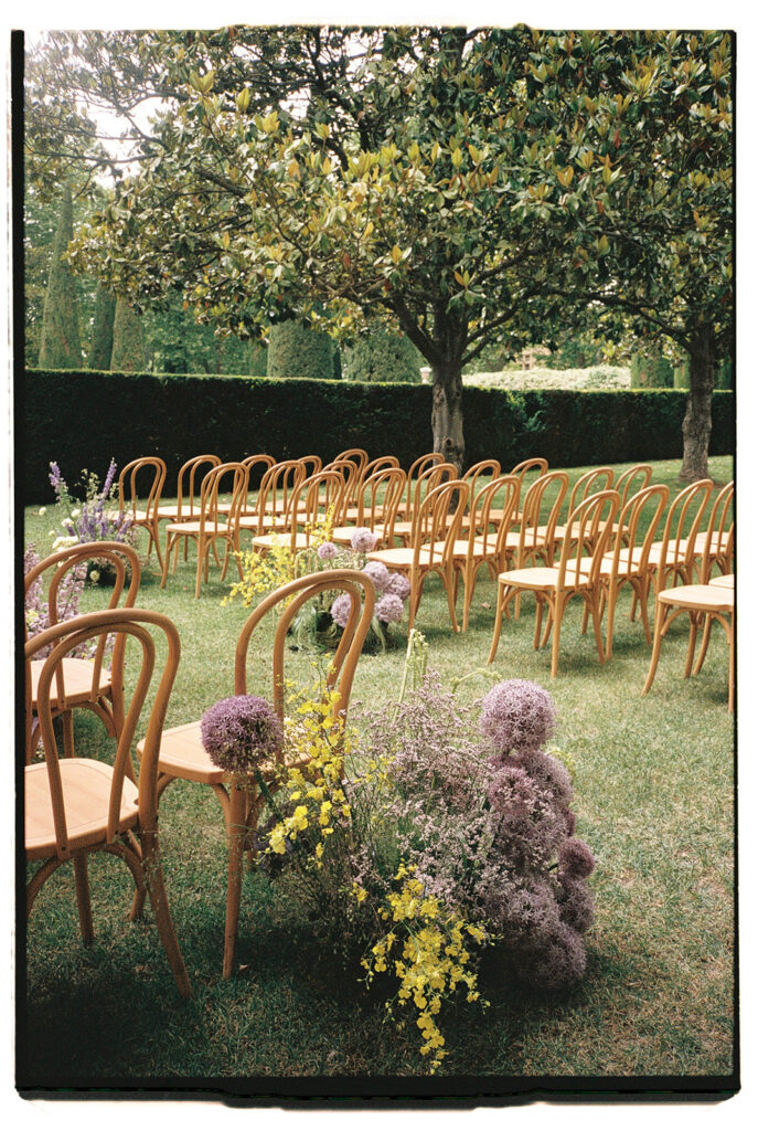 Wedding ceremony in Provence
